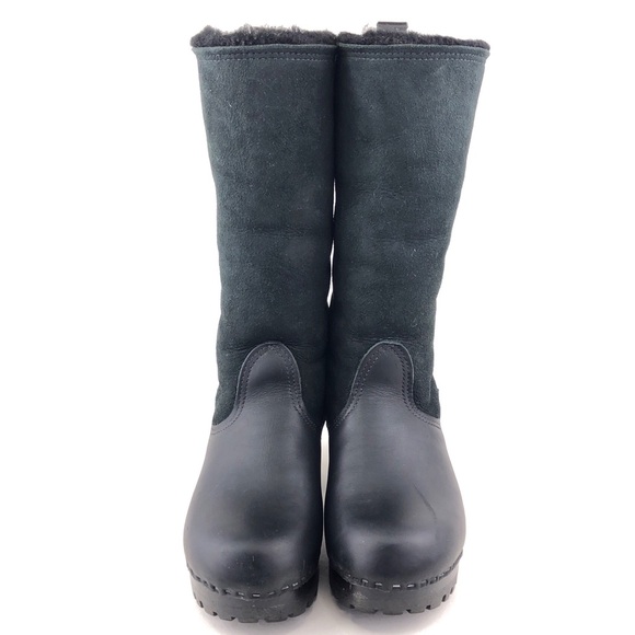 No. 6 Store 9" Pull on Shearling Clog Boots EUR 38 - Picture 4 of 16